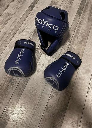 Перчатки boyko 8 oz для тхеквандо