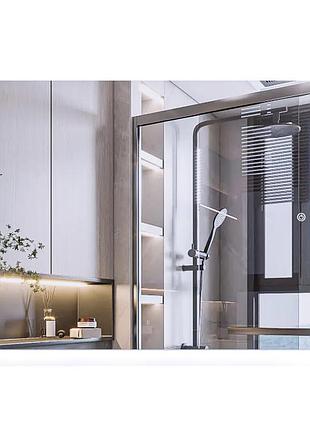 Дзеркало mixxus premium olivary mr19-100x80-reverse з led touch, anti-fog, димером (3-6,5kk)