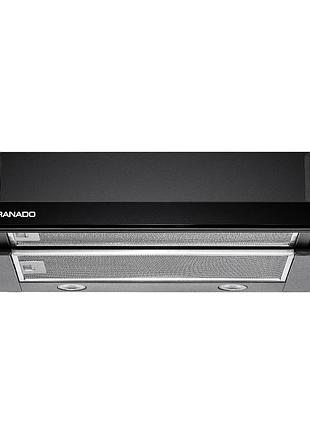 Вытяжка granado telde 603-700 black glass