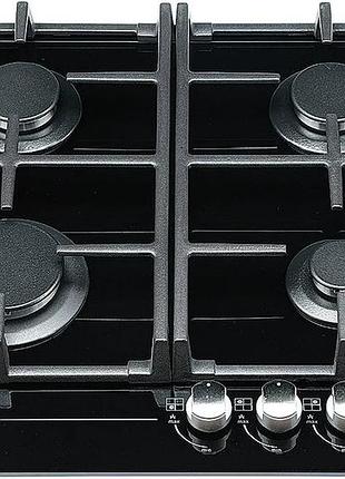 Газова варильна панель fabiano fhg 1244 vgh black glass 8111.406.1 029