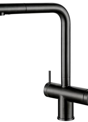 Кухонний змішувач fabiano fkm 31.14 ss nano graphite 8231.401.0902