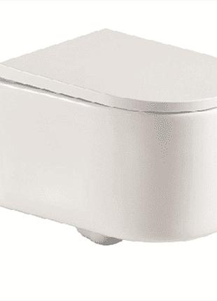 Унитаз подвесной mixxus premium topper-0101-t3 495x355x375mm, система смыва tornado 1.0 (mp6476)