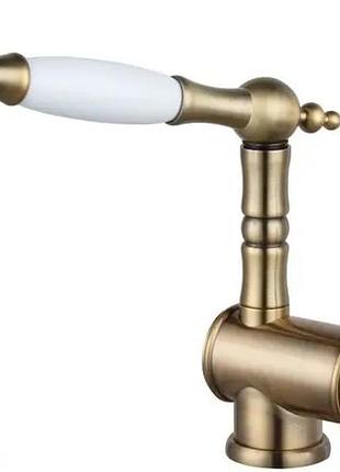 Кухонний змішувач fabiano fkm 67p ss brass antique 8232.403.0754