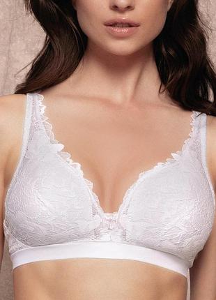 Бюстгальтер lormar your body wing, уплотненная чашка белый, 80b