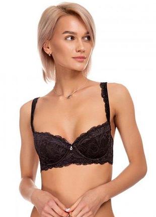 Бюстгальтер балконет leilieve 9100 черный, 85c