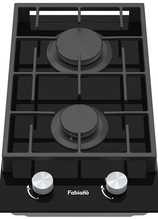 Варильна поверхня газова fabiano fhg 862 vgh black glass 8111.406.1476
