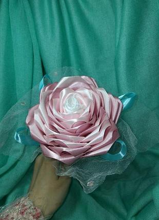 Пышные атласные розы ручной работы 🌹