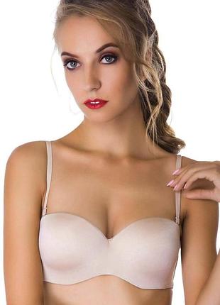 Бюстгальтер балконет sielei 1580 new бежевий, 2 (75b)