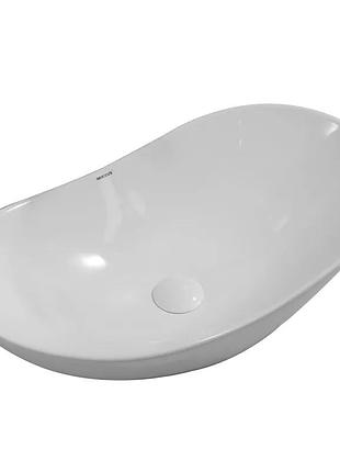 Раковина накладная mixxus premium wave-0105 620х360х160mm (mp6555)
