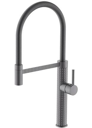Смеситель для кухни mixxus premium spark 017 graphite (mi6970)