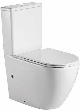 Унітаз-компакт mixxus premium ellipse-0402-t1 660х390х855mm, система змиву tornado 1.0