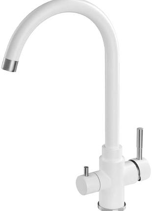 Кухонний змішувач fabiano skfc 90st alpine white 8232.401.1131