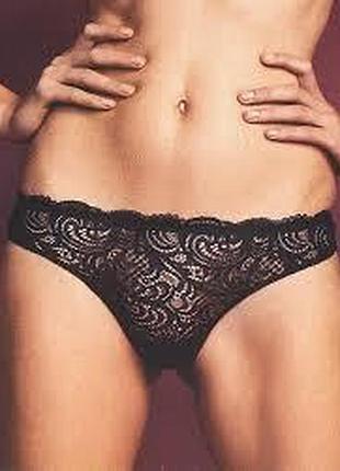 Трусики lormar frizzante slip черный, l