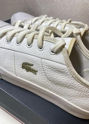 Жіночі шкіряні кросівки lacoste р.39