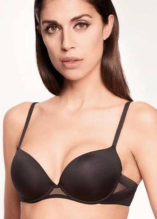 Бюстгальтер push up lormar extra soft up 80b, черный