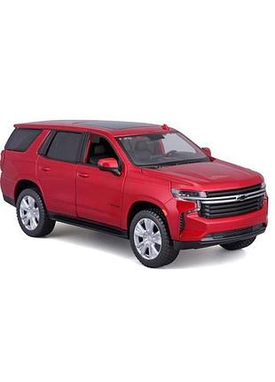 Автомодель maisto 2021 chevy tahoe червоний 1:24 (31533 red)