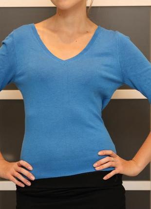 Синяя кофточка