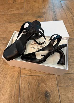 Maison margiela туфли босоножки черные