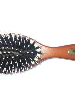 Гребінець-щітка salon professional 7695clg комбінована з дерев'яною ручкою