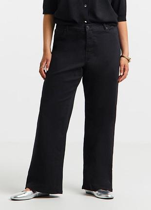Новые женские джинсы simply be stretch wide leg, размер eu 52s