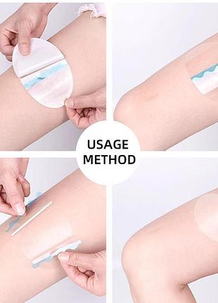 Бандалетки защитные патчи от натирания прозрачные thigh anti-wear patch 9 х 11 пара