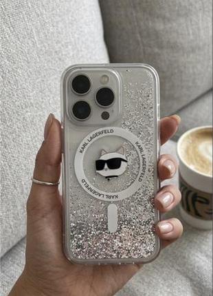 Чохол, чехол на телефон karl lagerfeld iphone 16 pro max, оригінал, силікон