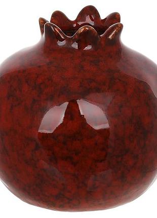 Ваза порцелянова pomegranate 9*9*8см бордова