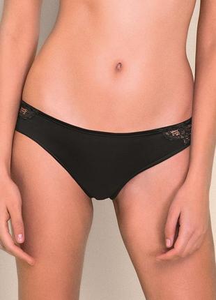 Трусики слип lormar saten slip m, черный