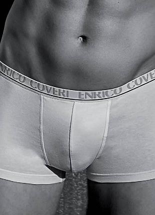 Трусы боксеры enrico coveri eb1001 xxl, белый