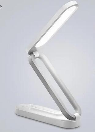 Настільна led лампа folding table led lamp 8005 з акумулятором 4вт білий