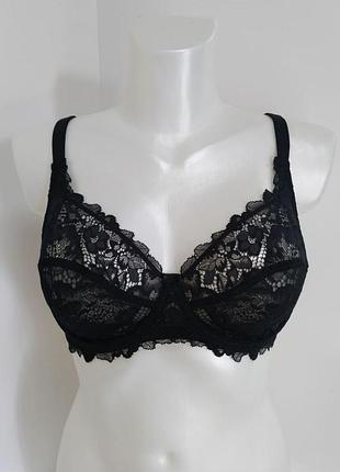 Бюстгальтер lormar your body curvy, мягкая чашка черный, 85b