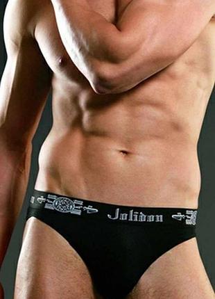 Трусы мужские слипы jolidon n81mm l, черный