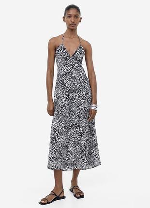 Сукня сарафан h&m жіноча максі котон