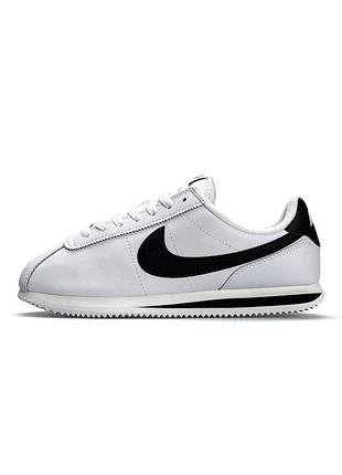 🐆 чоловічі кросівки nike cortez m white black