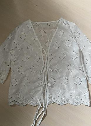 Блуза з завʼязками shein