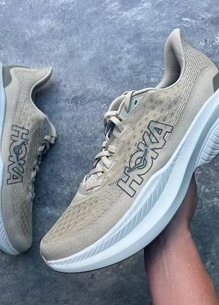 Кроссовки мужские hoka mach 6 (45 (29 см)) бежевый, немає, 44, новий/сток