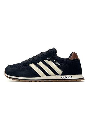 Мужские кроссовки adidas cl dark navy beige