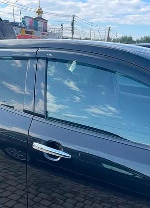 Ветровики на окна (4 шт, hic) для nissan leaf 2017- гг