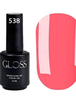 Гель-лак gloss 15 мл. №538