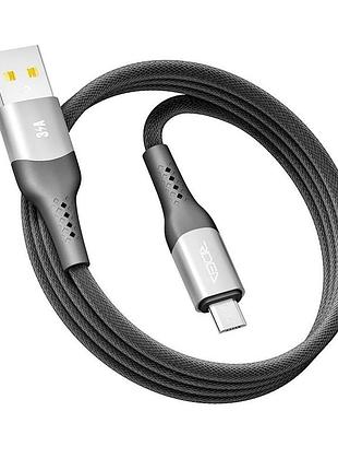 Кабель для зарядки usb ridea rc-us42 ultrastrong usb-мicrousb 60w 20v/3a 1.2 м черный
