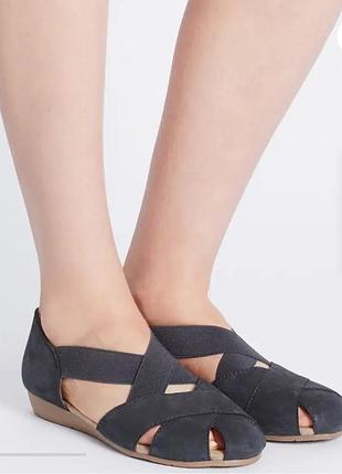 Жіночі шкіряні босоніжки footglove 38 (24 см)