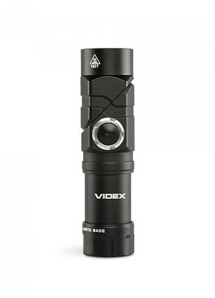 Портативний світлодіодний ліхтарик videx vlf-a244rh 600lm 5000k для активного відпочинку ліхтар