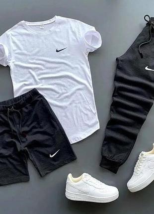 Мужской летний комплект футболка шорты брюки туречня 100% хлопок s-xxl