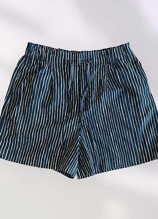 Шорти uniqlo x marimekko linen blend striped shorts лляні