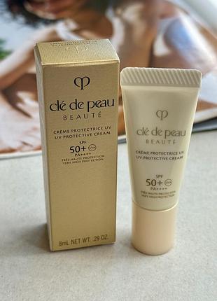 Люкс денний захисний крем для обличчя з spf 50 cle de peau beaute uv protective cream 8ml