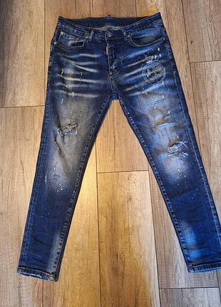 Джинсы dsquared2 slim, размер 34/30