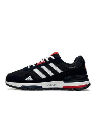 Чоловічі кросівки adidas zx 700 black white red