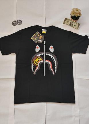 Футболка bape milo shark tee