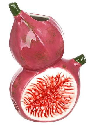 Ваза порцелянова figs 12*9*17.5см рожева