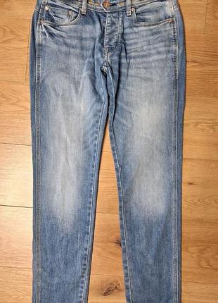 Джинси жіночі еластичні сині slim ace denim, розмір l - xl